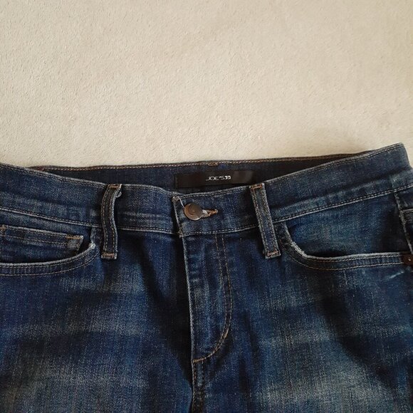 Joe's Jeans Women's Size 26 Monroe Medium Wash Denim Mid Rise Bermuda Shorts - Picture 4 of 13